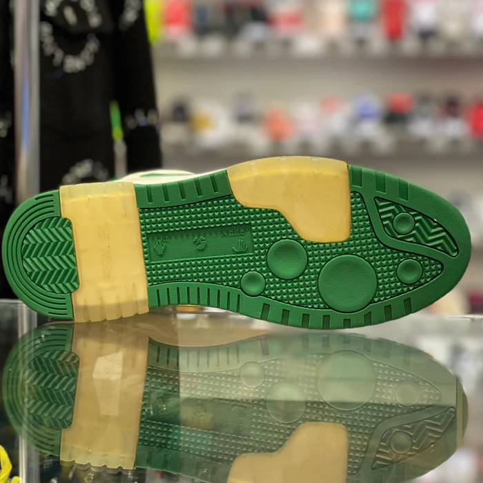 OFF-WHITE Out Of Office White Green review Shelley 02