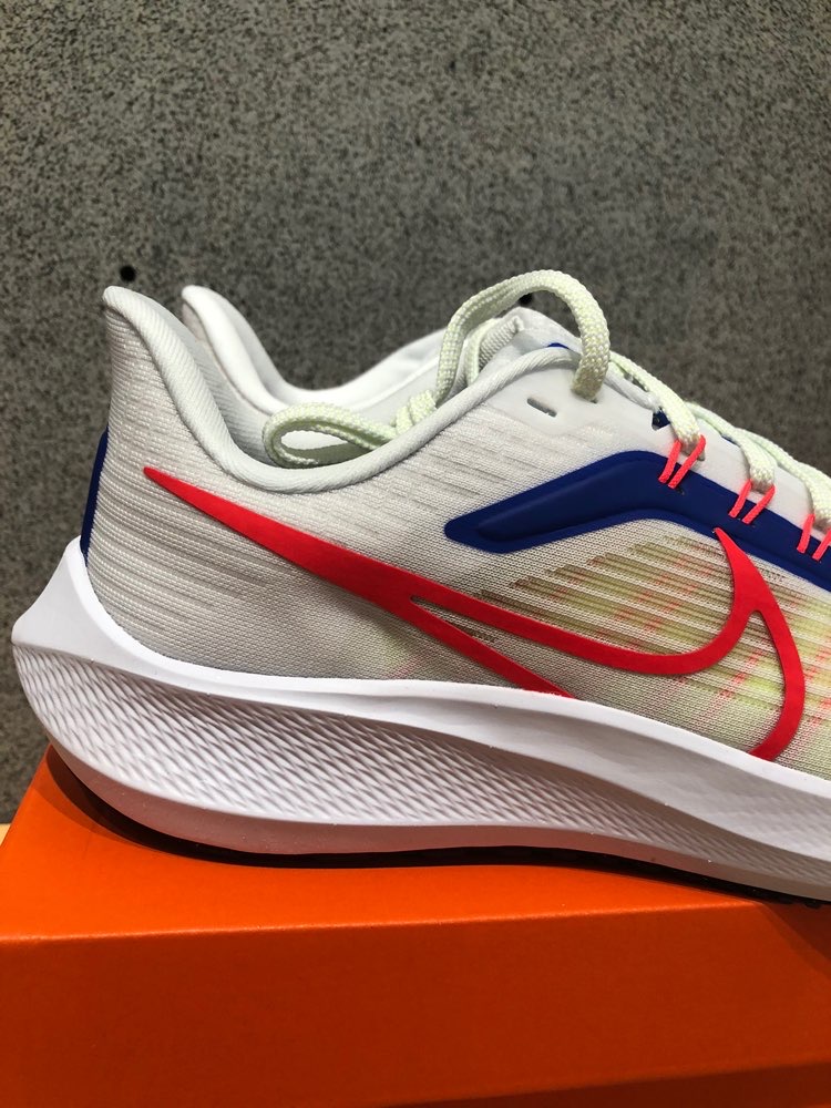 Nike Air Zoom Pegasus 39 White Blue Red-7 review Kevin 03