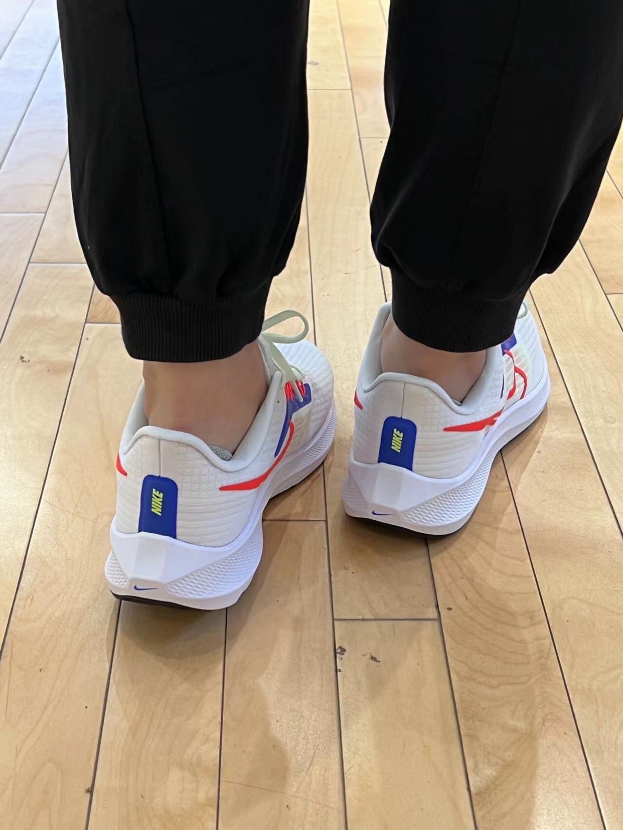 Nike Air Zoom Pegasus 39 White Blue Red-7 review Thomas 01