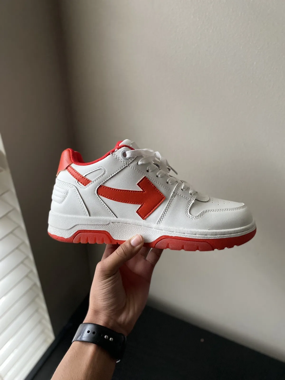 OFF-WHITE Out Of Office White Red review Tamara Smith 02