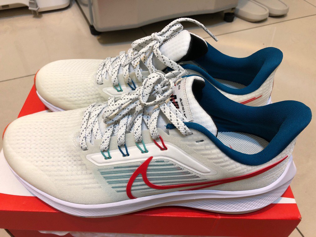 Nike Air Zoom Pegasus 39 White Blue Red review Lily 02