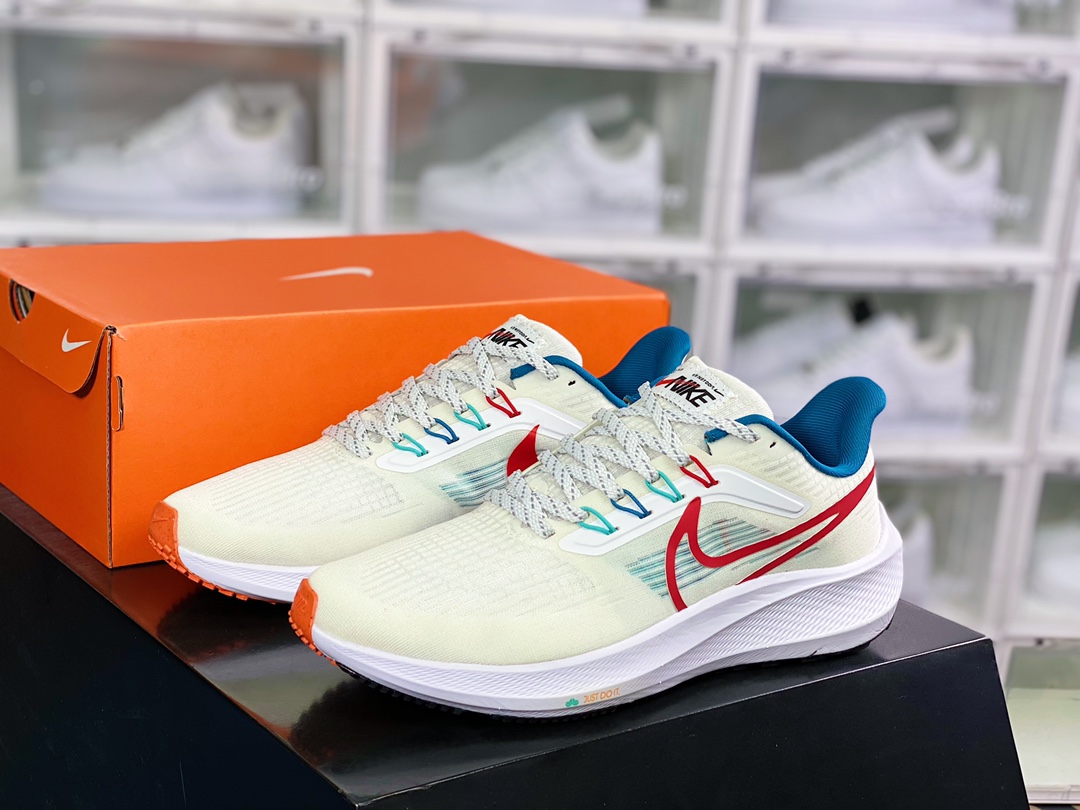 Nike Air Zoom Pegasus 39 White Blue Red review Brooke 04