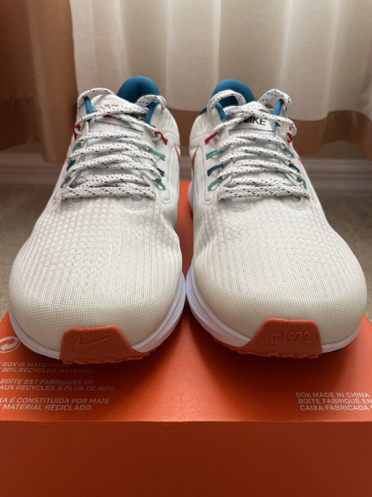 Nike Air Zoom Pegasus 39 White Blue Red review Josh 03