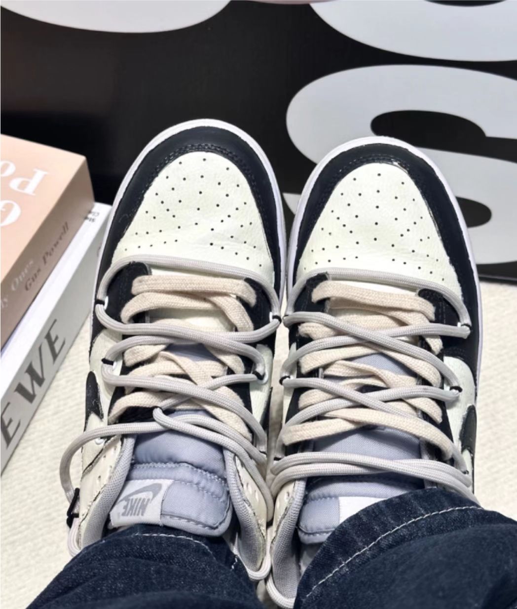 Nike Dunk Low Interstellar gray white review Kevin