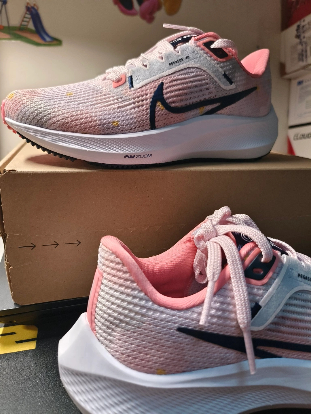 Nike Air Zoom Pegasus 40 Black Honey Peach review Pat 04