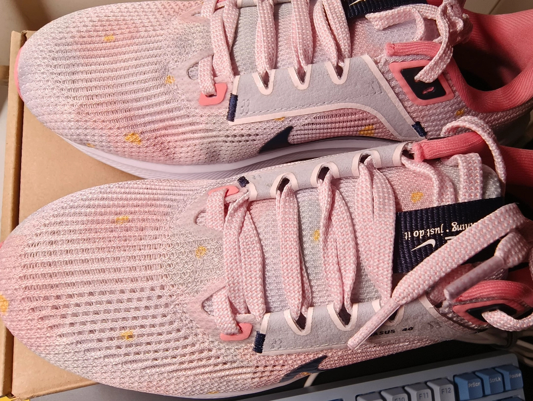 Nike Air Zoom Pegasus 40 Black Honey Peach review Pat 05