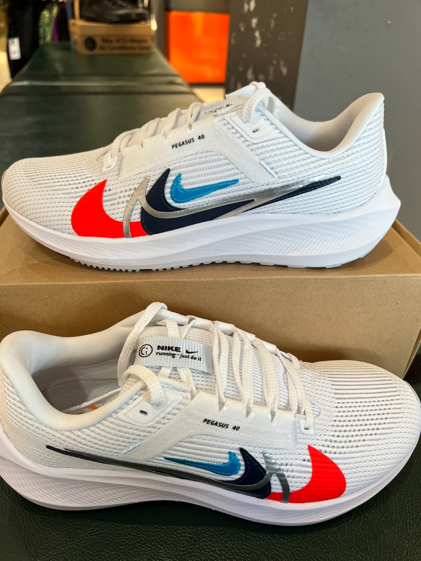 Nike Air Zoom Pegasus 40 Black Orange Blue review Alex 04