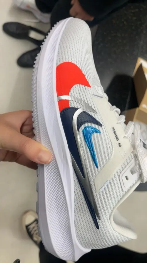 Nike Air Zoom Pegasus 40 Black Orange Blue review 