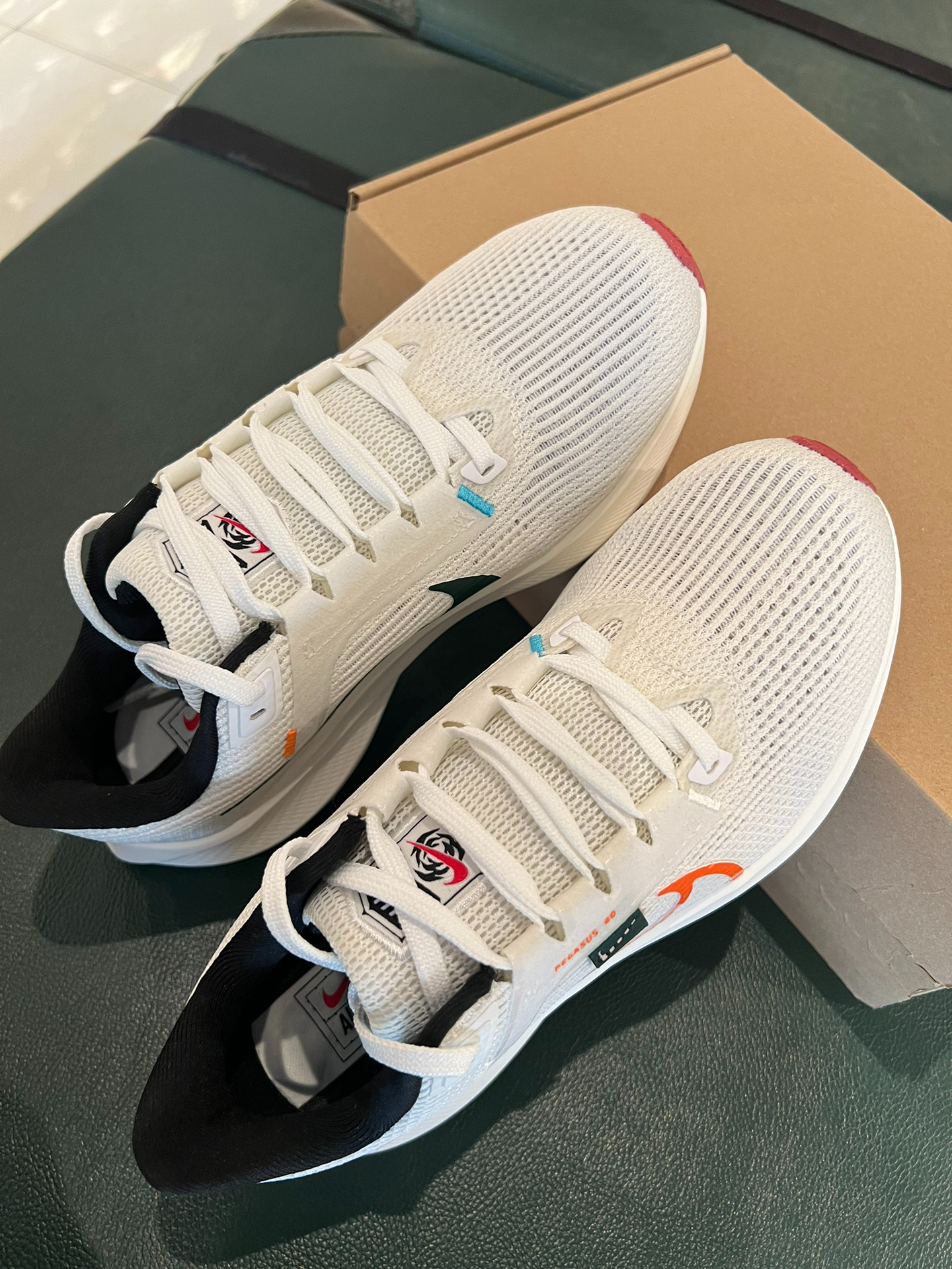 Nike Air Zoom Pegasus 40 Black Orange Blue review Cameron 03