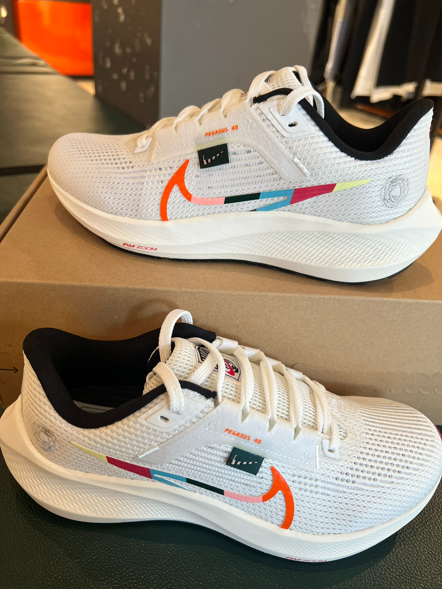 Nike Air Zoom Pegasus 40 Black Orange Blue review Cameron 05