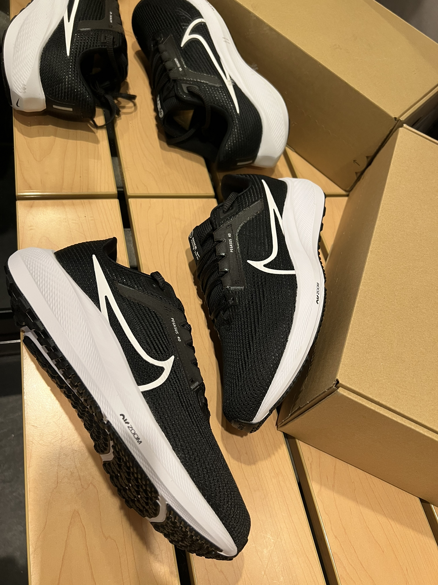 Nike Air Zoom Pegasus 40 Black And White review Drew 02