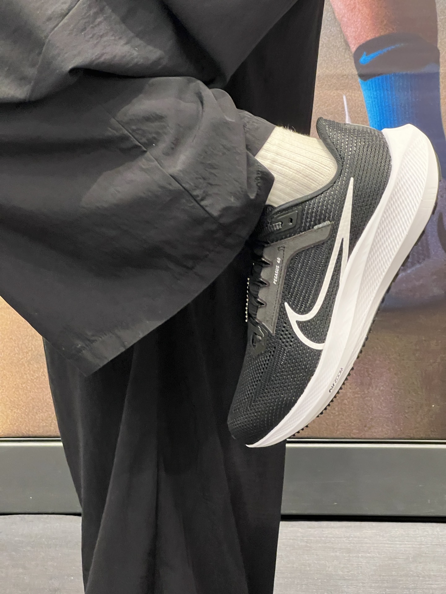 Nike Air Zoom Pegasus 40 Black And White review Pat