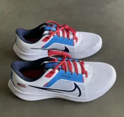 Nike Air Zoom Pegasus 40 White Blue review Taylor