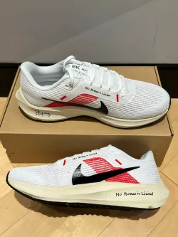 Nike Air Zoom Pegasus 40 Red, white, and black review Drew 03