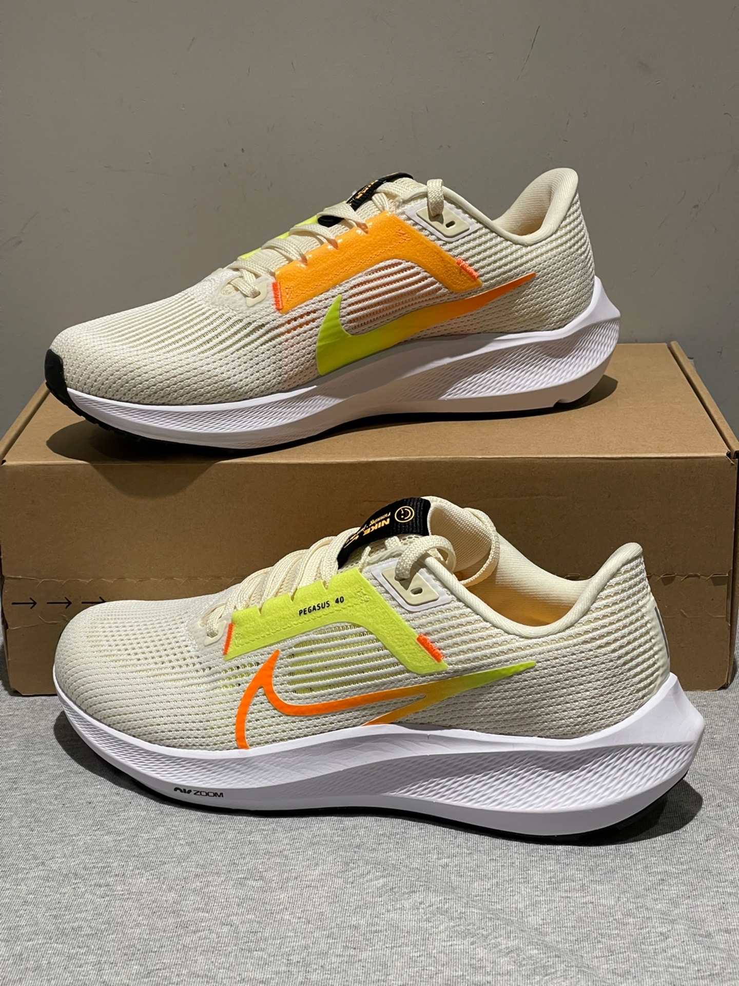 Nike Air Zoom Pegasus 40 White Yellow review Morgan 04