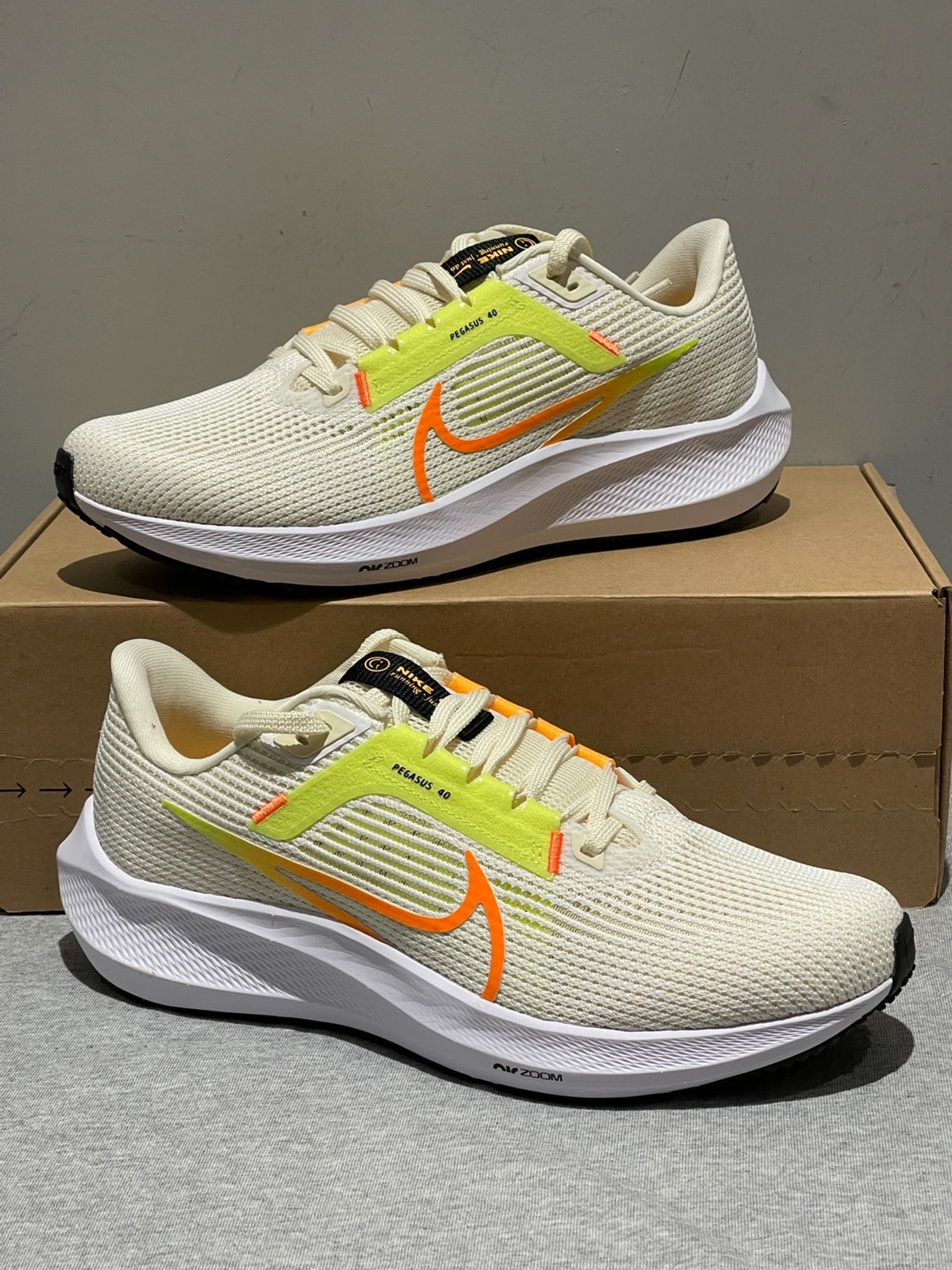 Nike Air Zoom Pegasus 40 White Yellow review Morgan 06