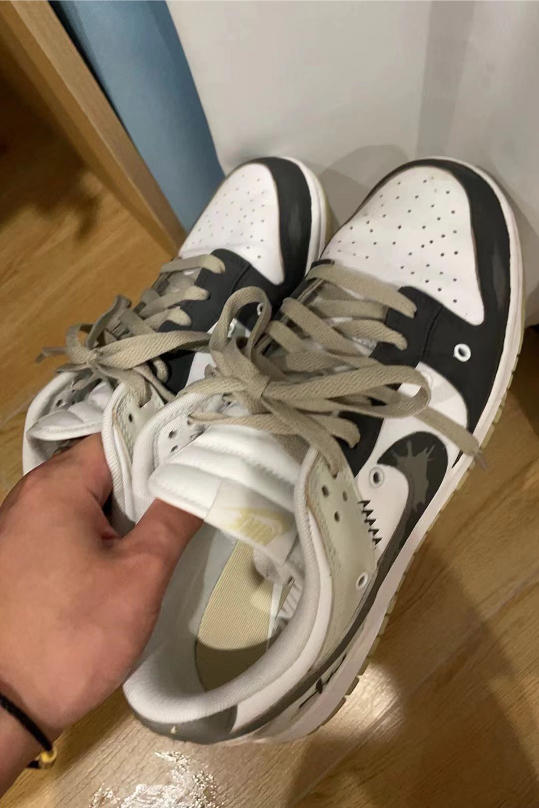 Nike Dunk Low Splash ink Cracks review Stevie