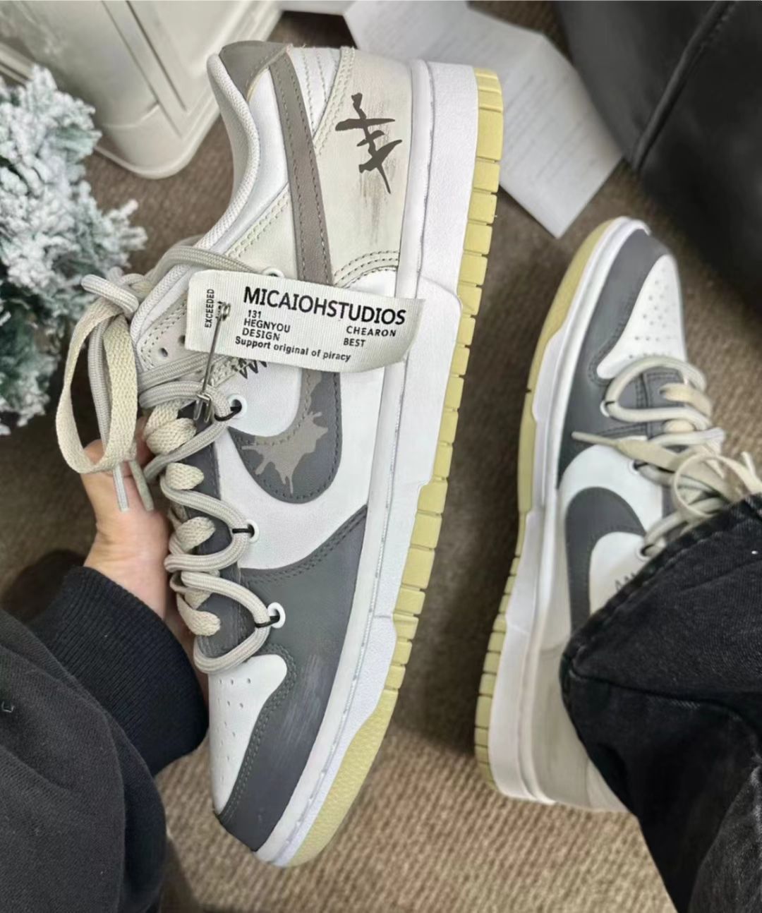 Nike Dunk Low Splash ink Cracks review Steve