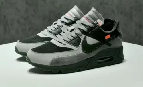 OFF-White x Nike Air Max 90 Grey review 