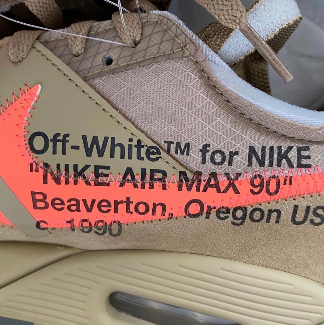 Off-White x Nike Air Max 90 “Desert Ore” review Alex 03