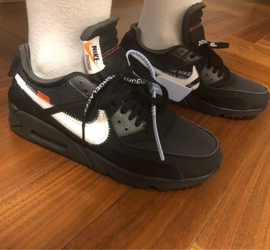 Off-White x Nike Air Max 90 All Black review Sam
