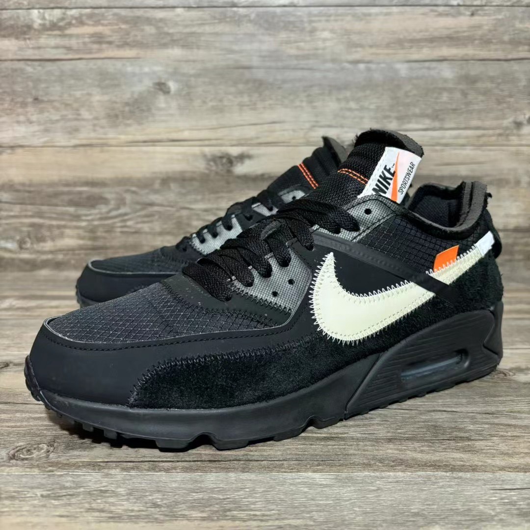 Off-White x Nike Air Max 90 All Black review Cameron 03