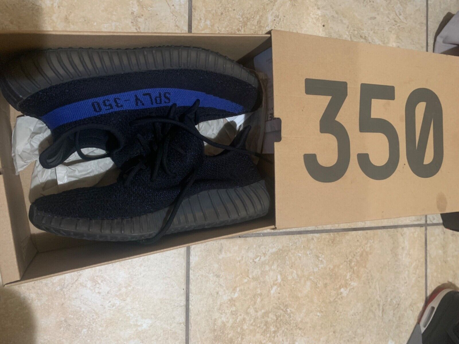 AH Adidas Yeezy Boost 350 V2 Black Blue review Trey Clark 02