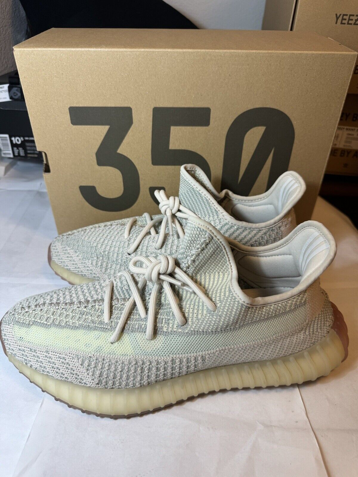 HK Adidas Yeezy 350 Boost V2 "Citrin Reflective" review Abby ballard 01