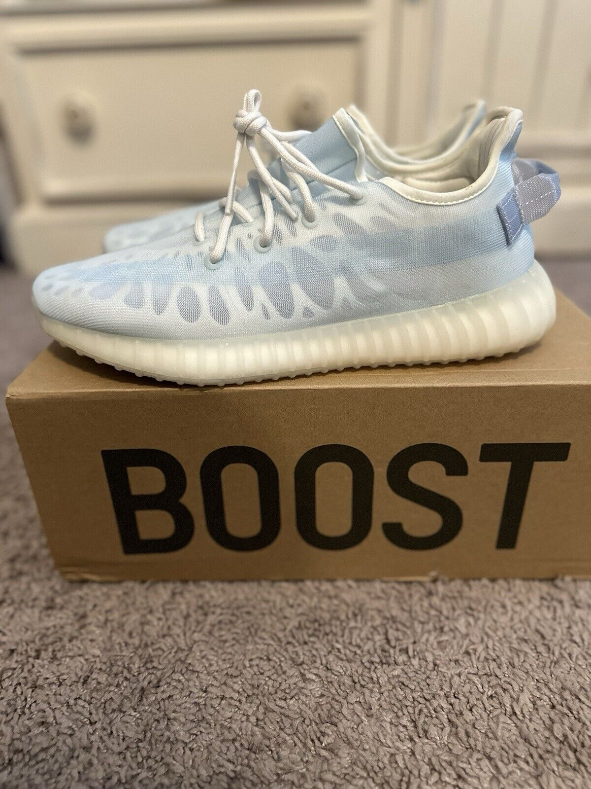 AH Adidas Yeezy Boost 350 V2 Mono Ice review Michelle cote 02
