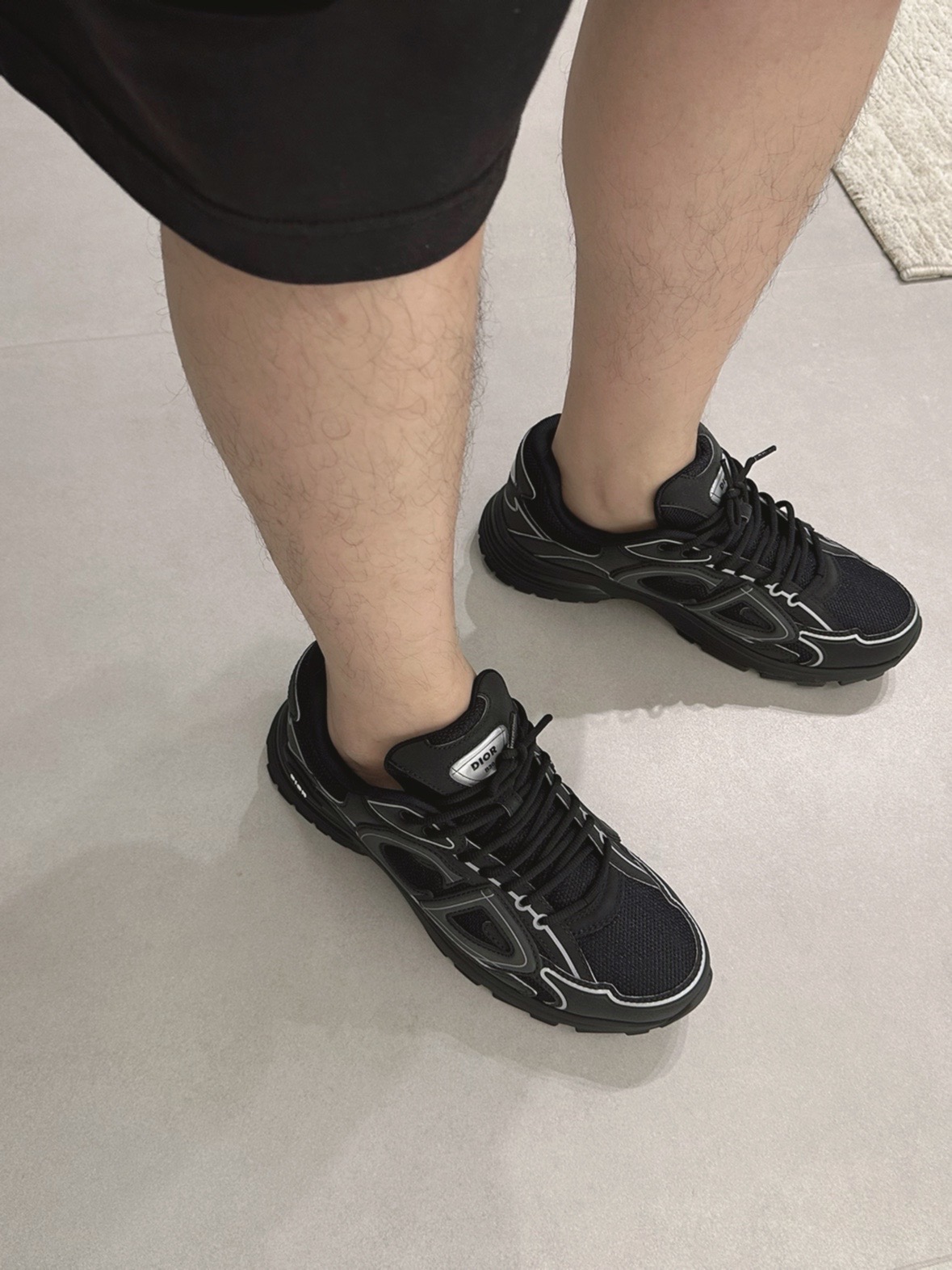 Dior Light Grey 'B30' Sneakers New Reflective review 0