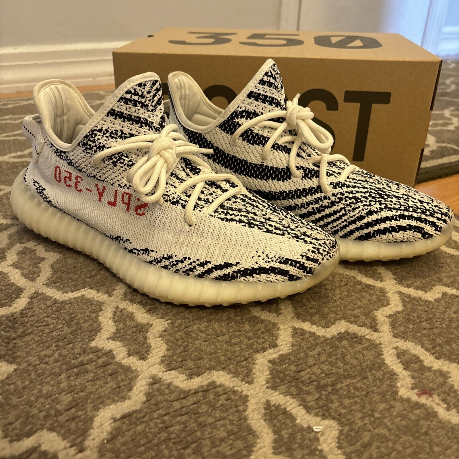 HK Adidas Yeezy Boost 350 V2 Zebra review Shawn johnson Sr. 02