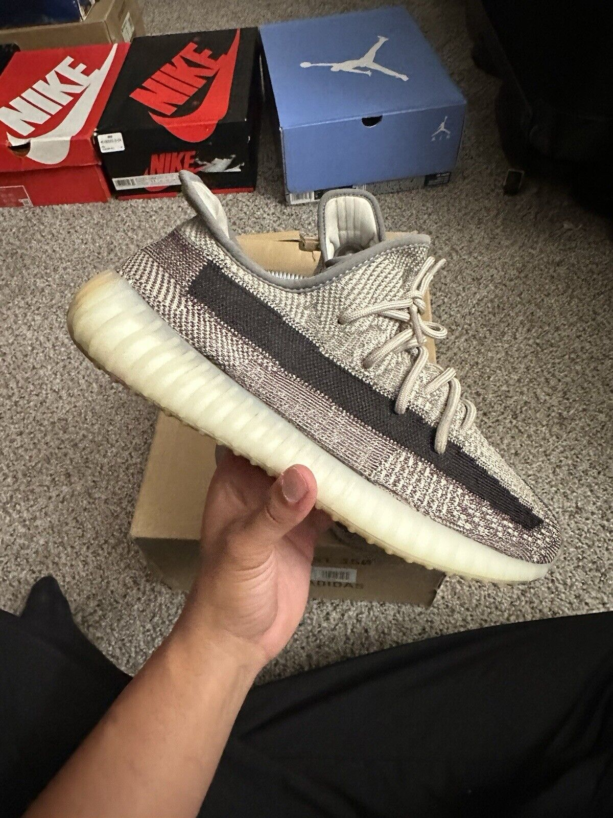 AH Adidas Yeezy Boost 350 V2 “Zyon”Real Boost review Johnson 02