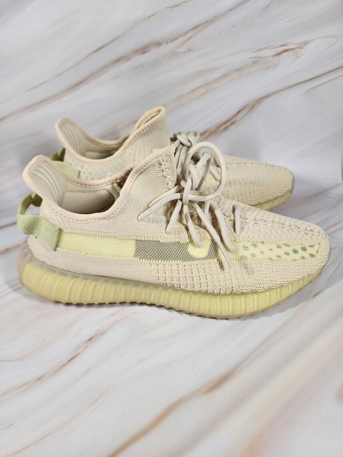 AH Adidas Yeezy Boost 350 V2 “Flax”Real Boost review Kekelove 01