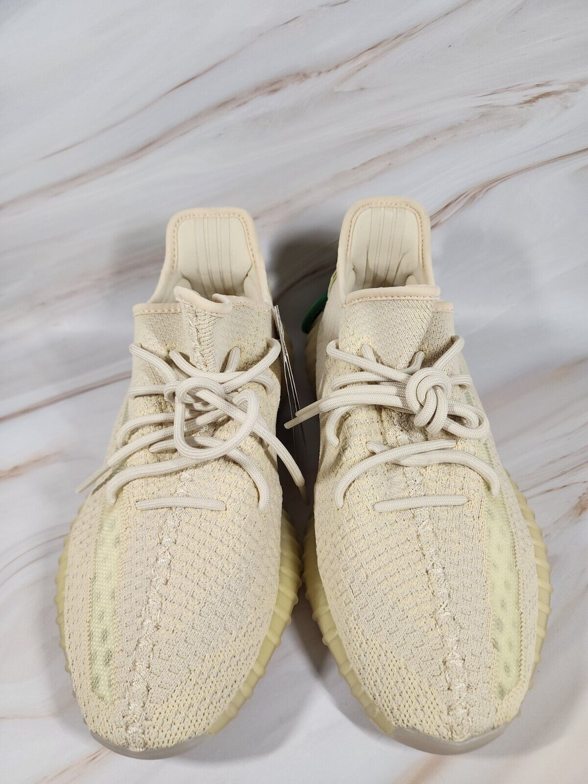 AH Adidas Yeezy Boost 350 V2 “Flax”Real Boost review Kekelove 02