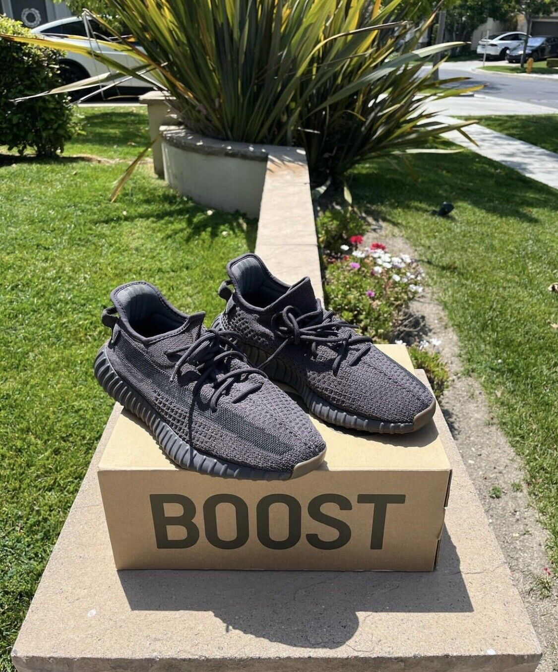 AH Adidas Yeezy Boost 350 V2 Cinder Reflective Real Boost review Anne R. 01