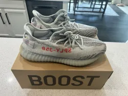 HK Adidas Yeezy Boost 350 V2 "Blue Tint” review Mark C 01