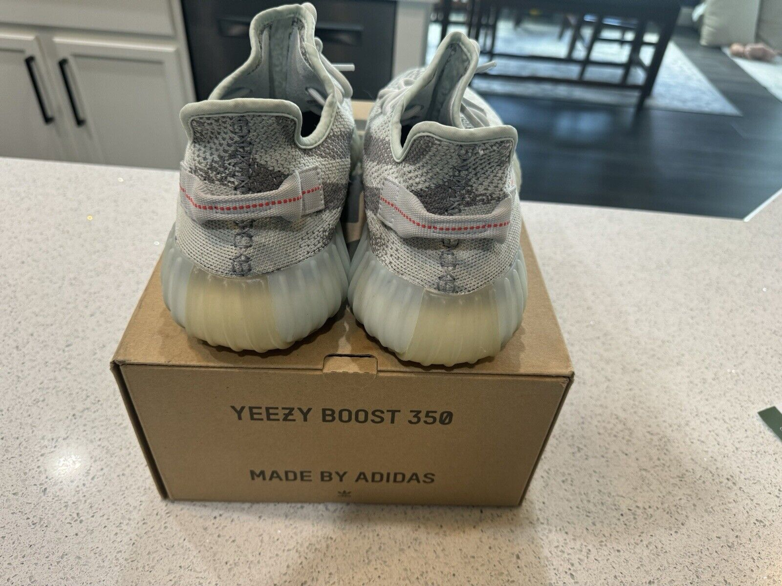 HK Adidas Yeezy Boost 350 V2 "Blue Tint” review Mark C 02