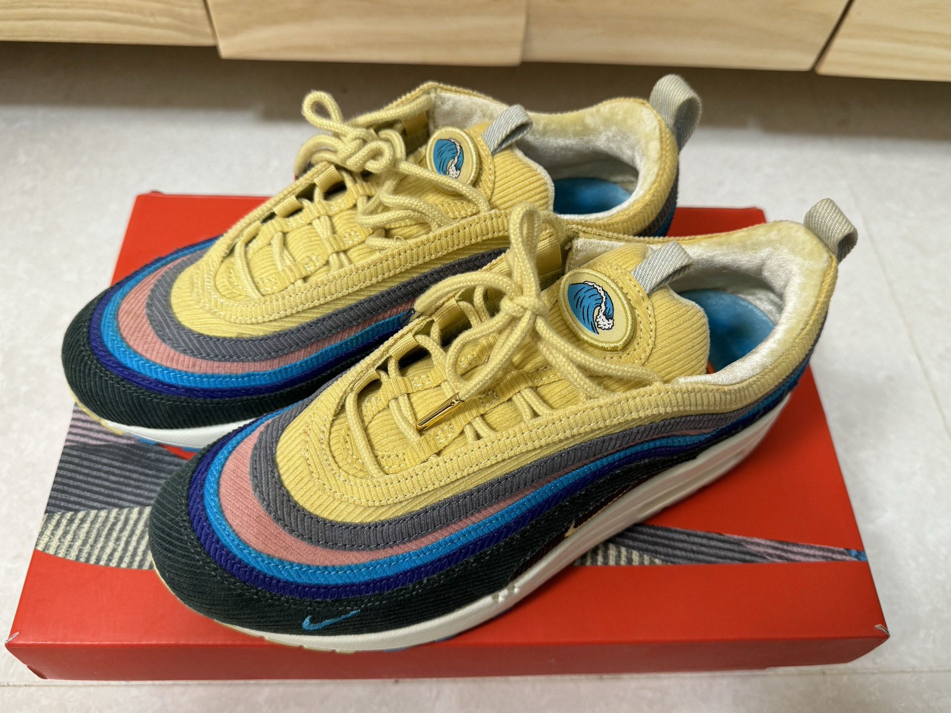 MAX97 OFF-WHITE x Nike Air Max 97 Release Date Corduroy Cap review Aiden 03