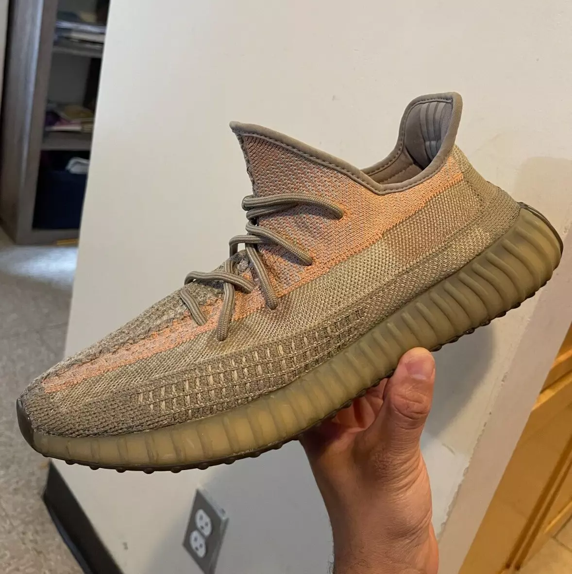 HK Adidas Yeezy Boost 350 V2 Brown Orange review Nezz 01