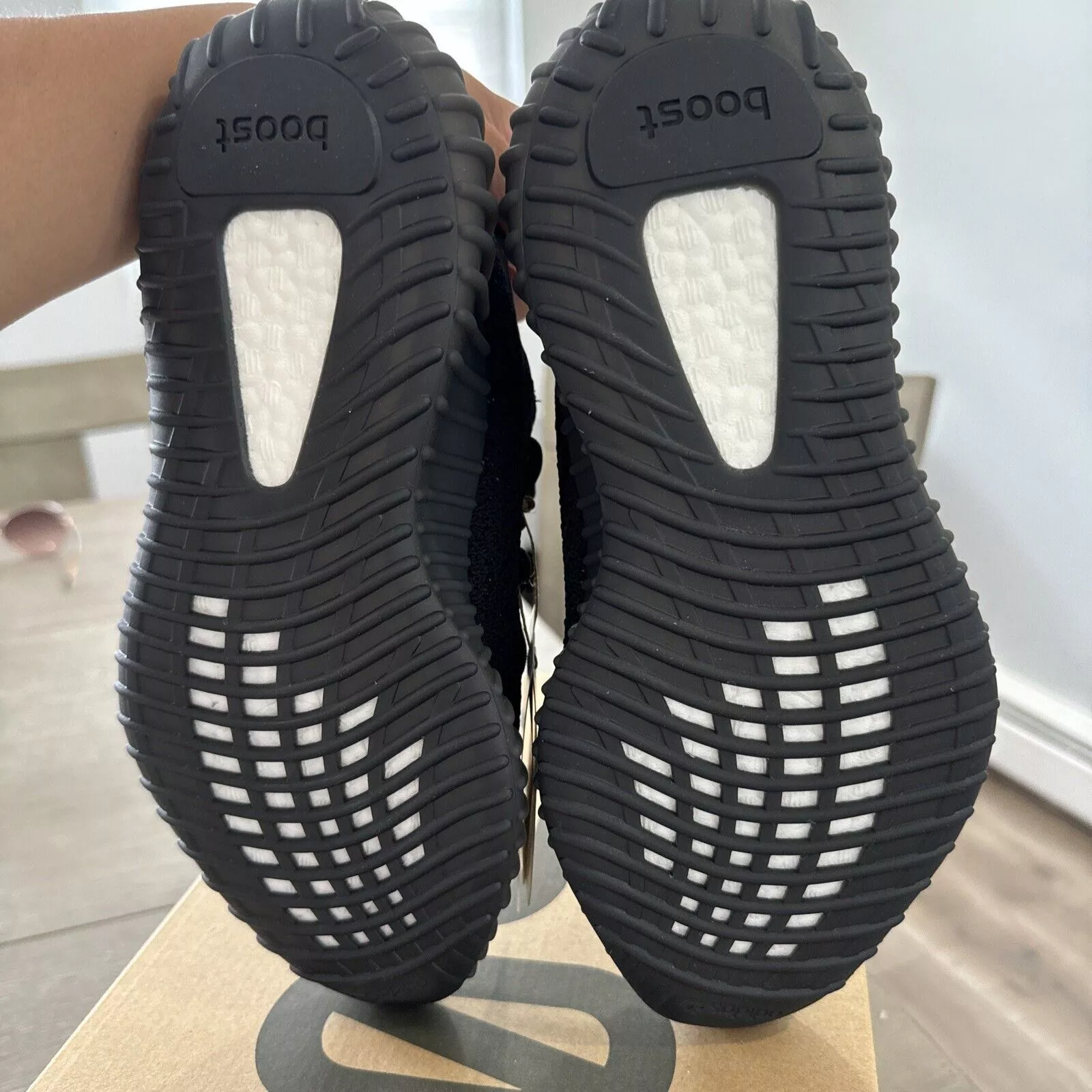 HK Adidas Yeezy Boost 350 V2 Black Blue review Anna Brabec 01