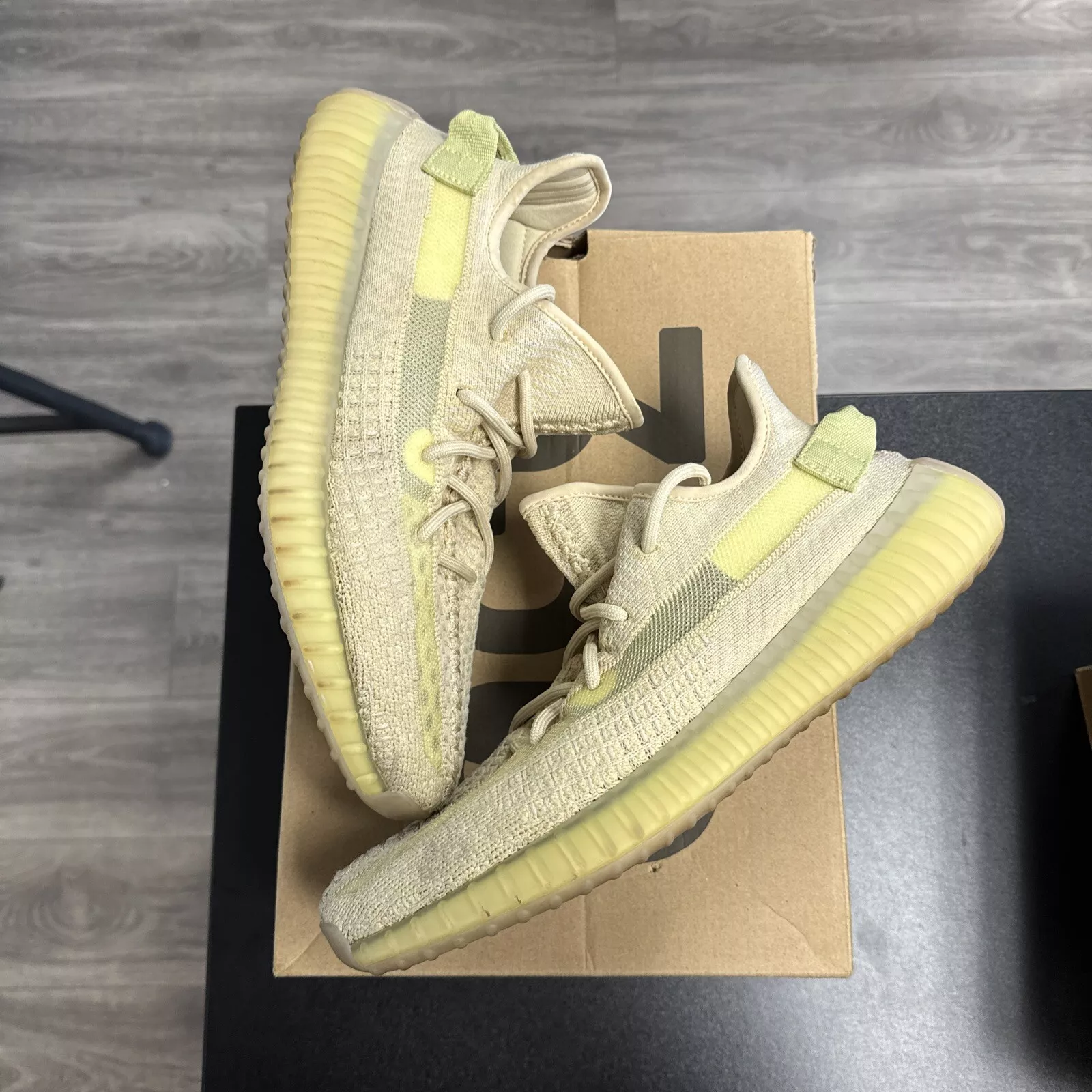HK Adidas Yeezy Boost 350 V2 Flax review Reby 02