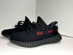 AH Adidas Yeezy Boost 350 V2 Black/Red Real Boost review Jackson