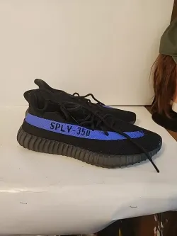 OG Adidas Yeezy Boost 350 V2 Black Blue review Brandon Fleshman 01