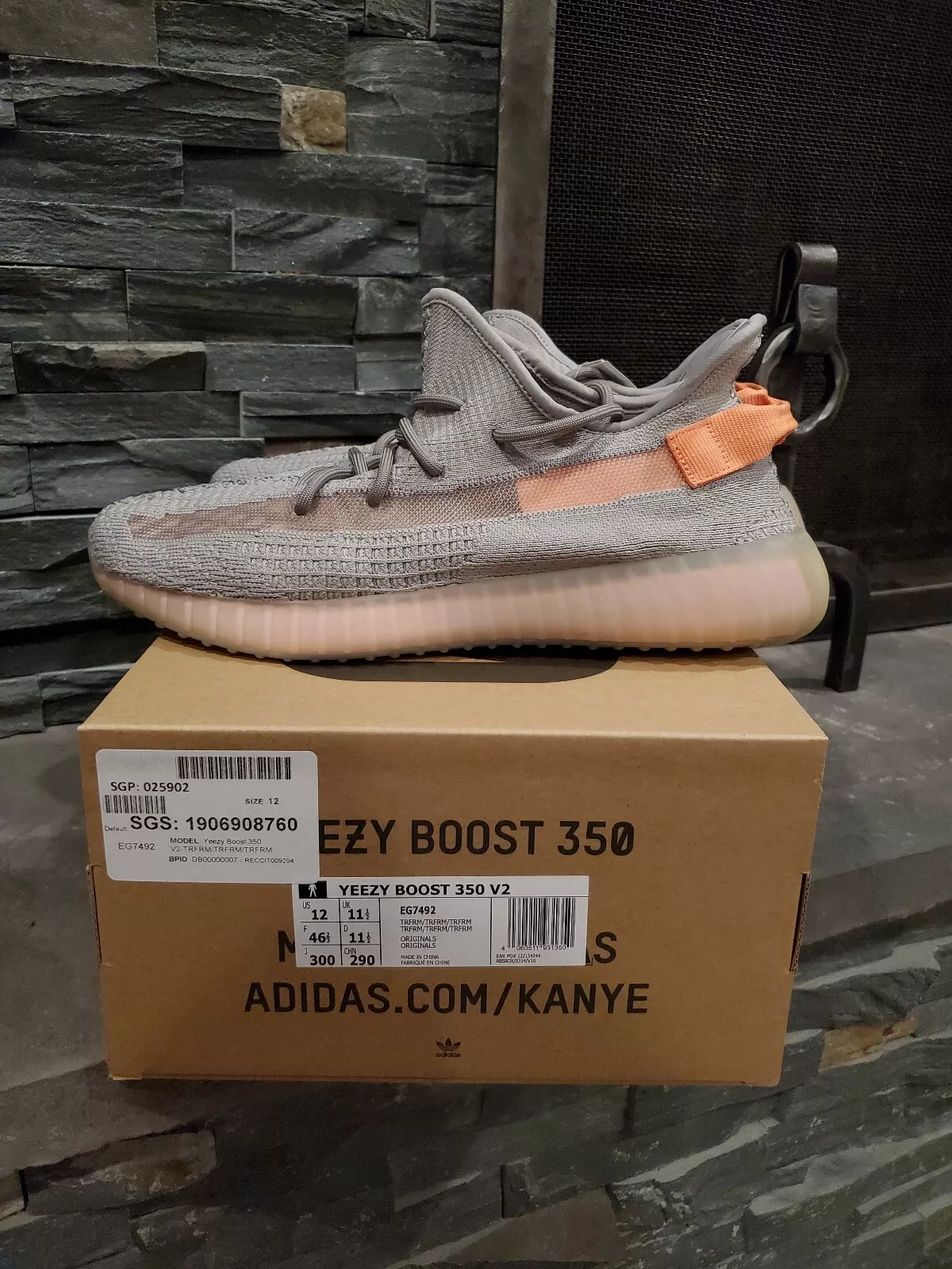 💗Adidas Yeezy Boost 350 V2 True From review Rica 01