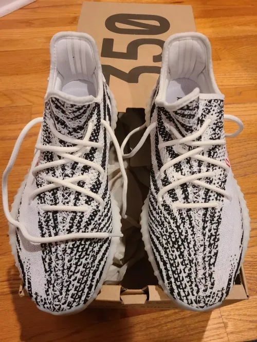 OG Adidas Yeezy Boost 350 V2 Zebra Real Boost review 