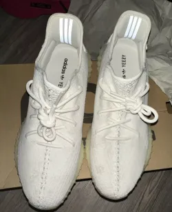 🔥🔥🔥Adidas Yeezy Boost 350 V2 Cream White Real Boost review Fadhel Baqer