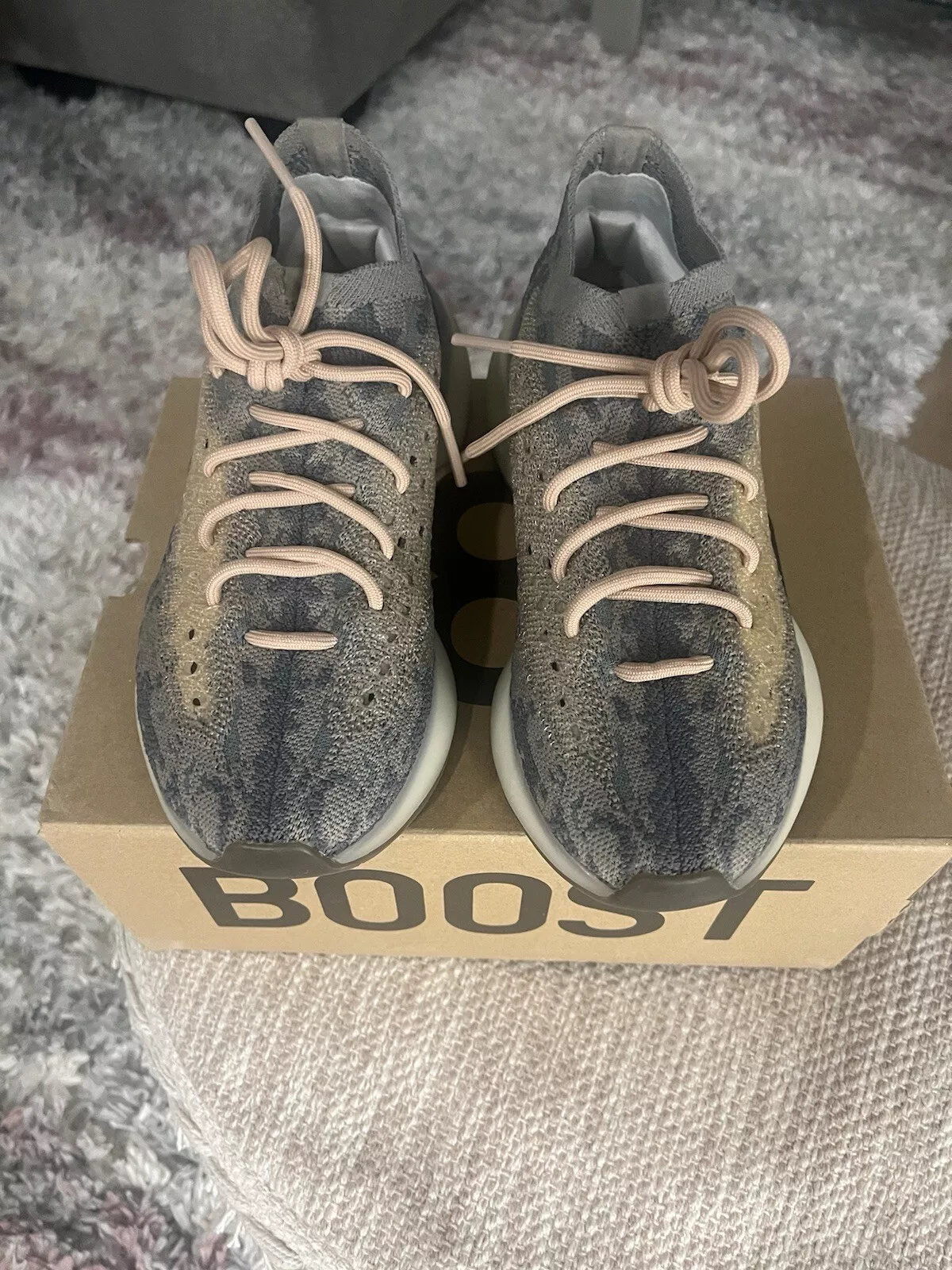 AH Adidas Yeezy Boost 380 Mist Reflective Real Boost review Lovlette RN 01