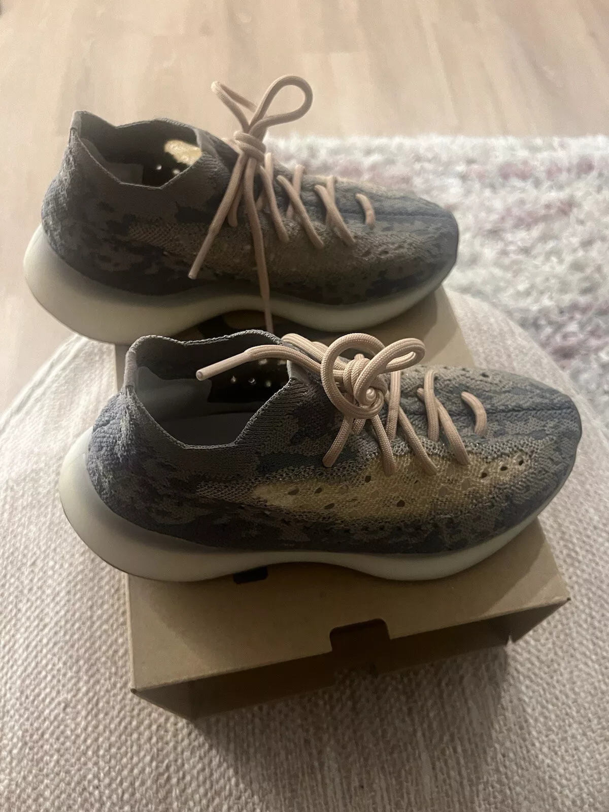 AH Adidas Yeezy Boost 380 Mist Reflective Real Boost review Lovlette RN 02