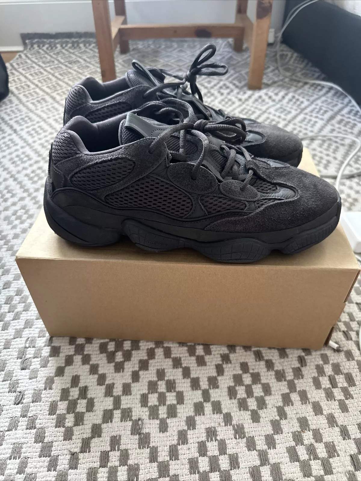 S2 Adidas Yeezy 500 Utility Black” review Shay 01