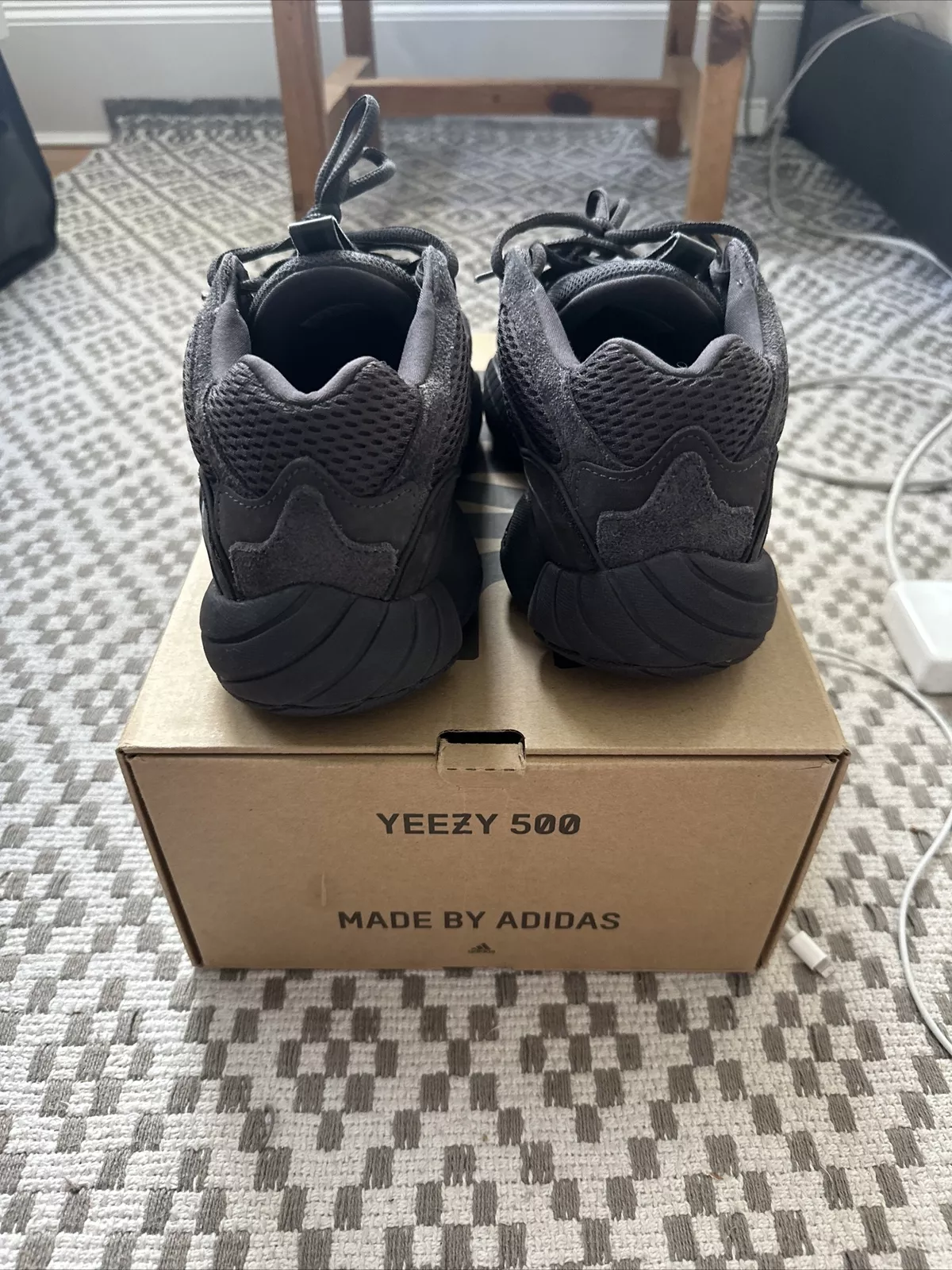 S2 Adidas Yeezy 500 Utility Black” review Shay 02